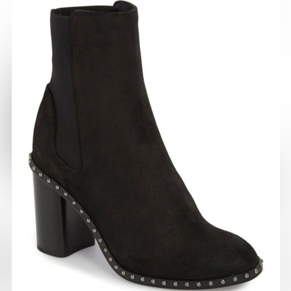 rag & bone Shoes - Rag & Bone Black Suede Studded Chelsea Booties Size 39
